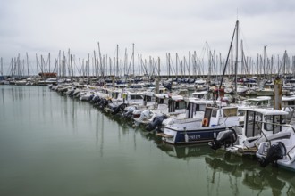 Marina in Le Verdon-sur-Mer, Nouvelle-Aquitaine, Gironde, France