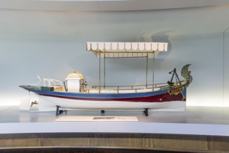 Daimler motorboat Maarie from 1888, owned by Chancellor Otto von Bismarck. The Mercedes-Benz Museum