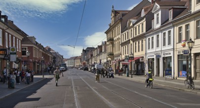 Friedrich-Ebert-Straße behind the Nauener Tor, Potsdam, Brandenburg, Germany