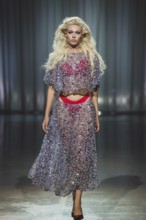 Daniela (winner GNTM2025) as a model for Kilian Kerner during the Berlin Fashion Week 2025 on 02.07