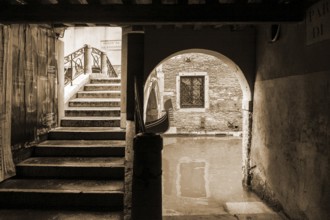 I-Venice: Canal and bridge in the Sestiere San Marco