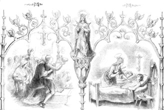 Pilgrimage to Kevelaer, Adoration of the Virgin Mary, 1869, District of Kleve, North