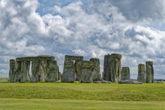 Stonehenge, a National Trust, UNESCO World Heritage Site, is a megalithic structure from the