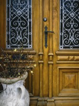 House entrance door, Mecklenburg-Western Pomerania, Germany