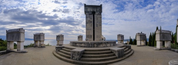 Mausoleum, Vittoriale degli Italiani, house and garden of Gabriele D'Annunzio, Gardone Riviera, on