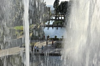 Neptune Fountain, Fontana di Nettuno, fish ponds, Renaissance garden of Villa d'Este, water