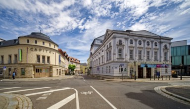 Döbelner Mittelsächsisches Theater, municipal theatre and old Capitol cinema, Döbeln, Saxony,
