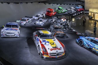 The Mercedes-Benz Museum in Stuttgart presents a journey through the automotive history of the