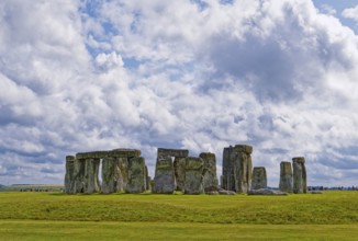 Stonehenge, a National Trust, UNESCO World Heritage Site, is a megalithic structure from the
