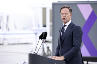 Mark Rutte, NATO Secretary General - Ceremony 70 years of Germany in NATO, Federal Ministry of