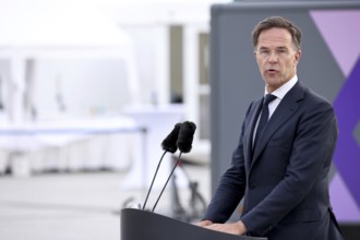 Mark Rutte, NATO Secretary General - Ceremony 70 years of Germany in NATO, Federal Ministry of