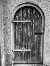 House entrance door, Mecklenburg-Western Pomerania, Germany