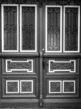 House entrance door, Mecklenburg-Western Pomerania, Germany
