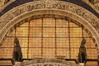 Loggia dei Cavalli, Roman Catholic Basilica of St Mark on St Mark's Square, Venice, Veneto, Italy