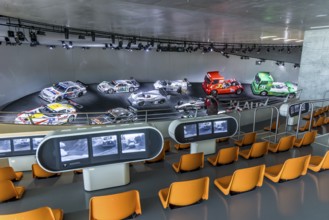 The Mercedes-Benz Museum in Stuttgart presents a journey through the automotive history of the