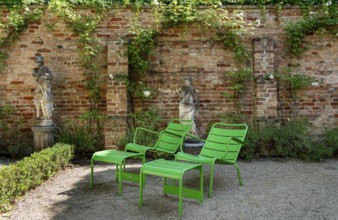 Decorative courtyard area in the Palais am Stadhaus, Potsdam, Brandenburg, Germany