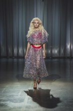 Daniela (winner GNTM2025) as a model for Kilian Kerner during the Berlin Fashion Week 2025 on 02.07