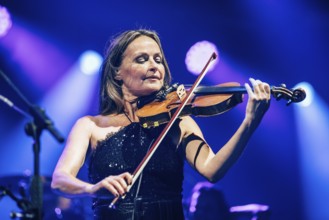 Sharon Corr, violinist and backing vocals by The Corrs live at the Tollwood Festival in Munich on