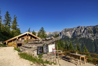 Schärtenalm, behind the Reiteralpe, Berchtesgaden National Park, Ramsau, Berchtesgadener Land,