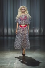 Daniela (winner GNTM2025) as a model for Kilian Kerner during the Berlin Fashion Week 2025 on 02.07