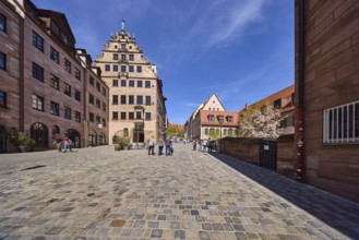 City museum in the Fembo House, historical merchant's house, building, general architecture, street
