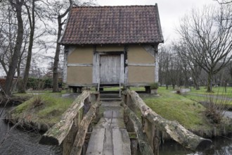 Clay house, open-air museum, Bad Zwischenahn, Ammerland, Germany