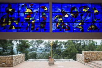 Museum, Fondation Maeght, artist Joan Miro, St. Paul de Vence, Provence Alpes Côte d'Azur, South of