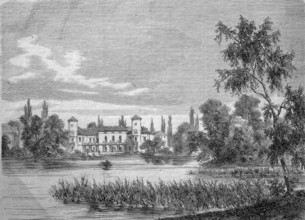 Rheinsberg Castle in the municipality of Rheinsberg, north-west of Berlin in the district of
