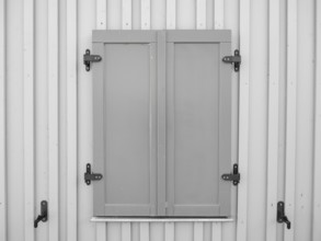 Window shutter, Mecklenburg-Western Pomerania, Germany