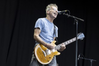 Damian O'Neill, guitarist, The Undertones, punk rock band, Northern Ireland, open air at the
