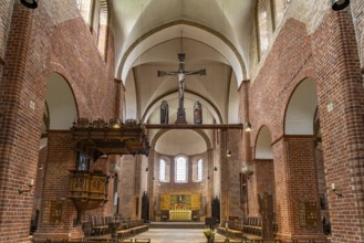 Interior of Ratzeburg Cathedral, Ratzeburg, Schleswig-Holstein, Germany