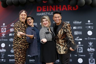 Julian F. M. Stöckel, Rolf Scheider, Janine Becker and Matthias Mangiapane at the VIP opening of