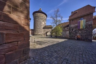 Spittlertorzwinger, Spittlertorturm, Spittlertor, old town, city fortification, city wall,