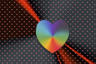 Background with heart shape