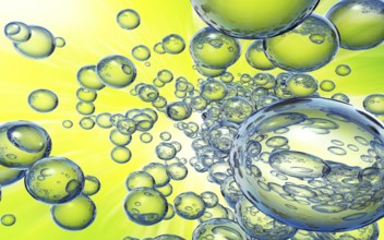 High resolution rendering of a drop background