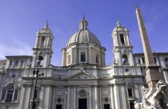 Sant'Agnese in Agone, Piazza Navona, Rome, Italy Rome, Italy