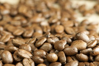 Coffee beans background