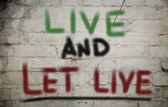 Live And Let Live Concept