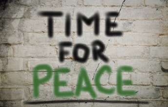 Time For Peace Concept