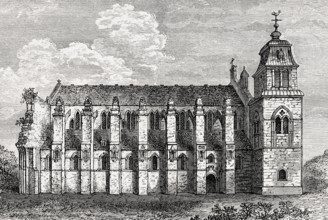 Holyrood Abbey, Edinburgh, Scotland, 17th century