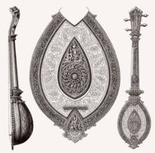 Altindisches Streichinstrument, 19. Jahrhundert