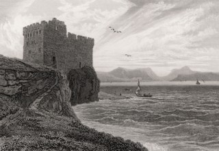 Mingarry Castlenear Kilchoan in Lochaber, 19th century, from Modern Athens by Th. H. Shepherd