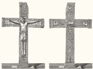 Crucifix of Ferdinand and Sancha, c. 1063, Madrid, Museo Arqueologico Nacional