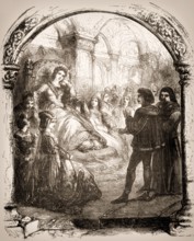 The court of Innocent IV, c. 1195 – 1254, Pope of the Catholic Church from 25 June 1243 to his
