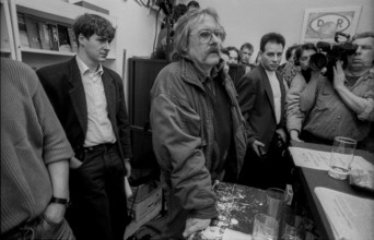 Germany, Berlin, 28 January 1992, Opening of the Matthias Domaschk Memorial Library, (in the
