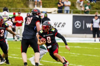 German Football League, Game: Schwäbisch Hall Unicorns, Saarland Hurricanes in the Optima Sportpark
