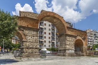 The Arch of Galerius was built in 298 to 299 AD, Thessaloniki, Greece