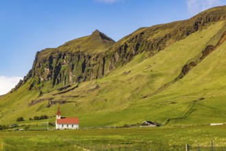 Church near Reynisfjara, south coast, Iceland