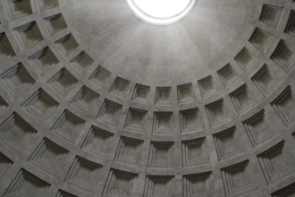 Inside the Pantheon, Rome, Italy. Ancient wonder