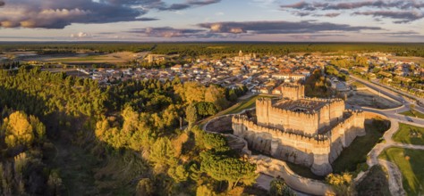 Coca castle, XV century, Gothic-Mudejar, Coca, Segovia province, Spain